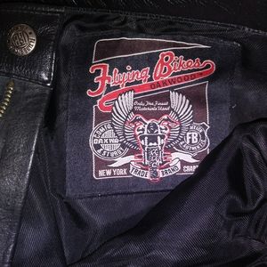 Mens leather custom pants